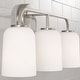 preview thumbnail 10 of 11, Lawson 3-light Bath/ Vanity Fixture w/ Soft White Glass