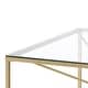 preview thumbnail 7 of 7, Taylan Glam Gold Coated 35-inch Steel and Glass Coffee Table by Furniture of America