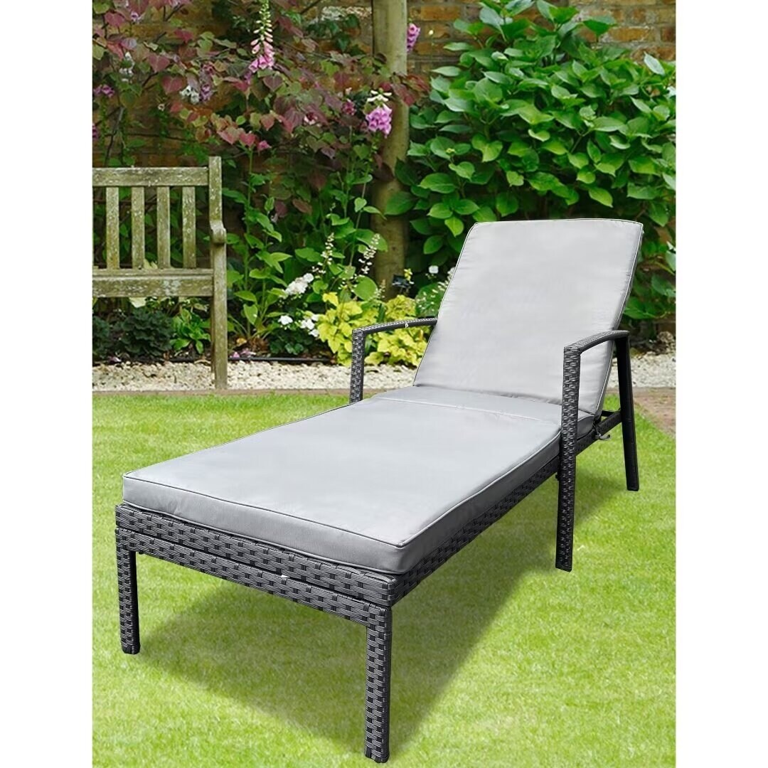 Wicker pool lounge chairs sales