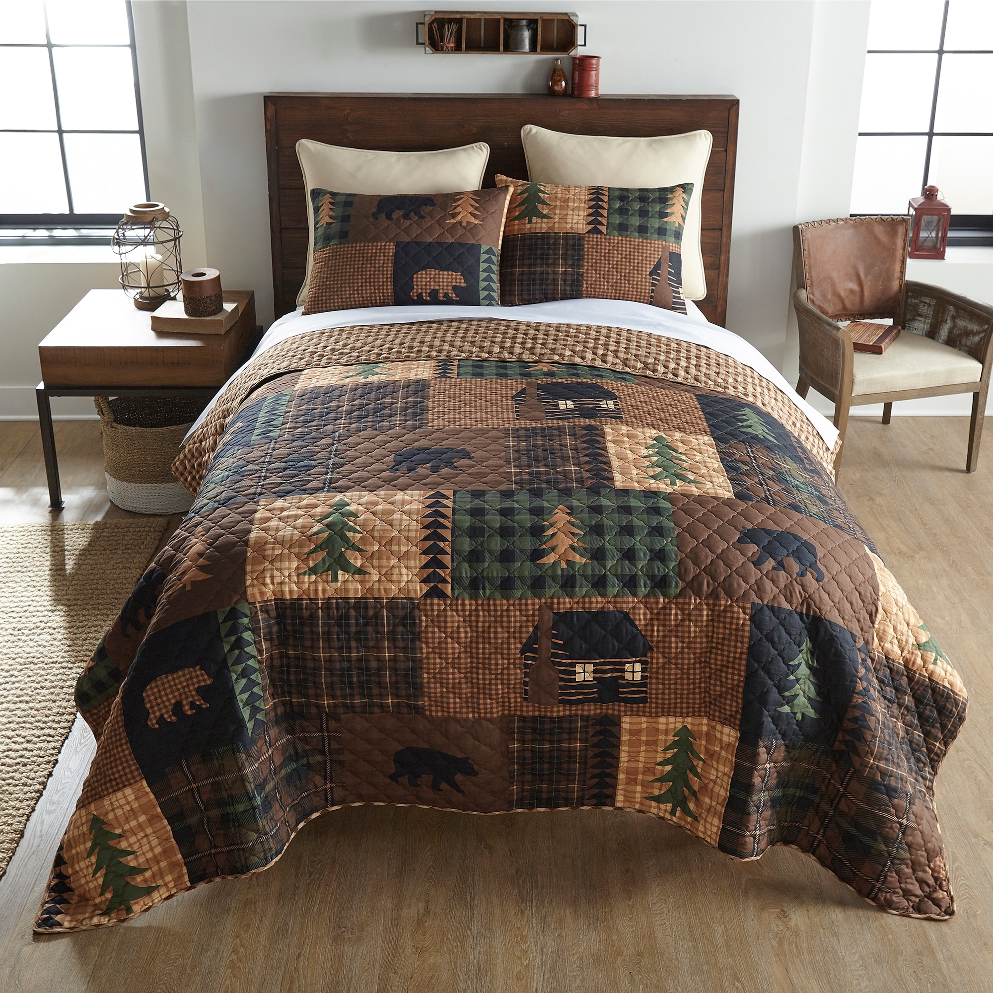 Donna Sharp Brown Bear Cabin Quilt Collection