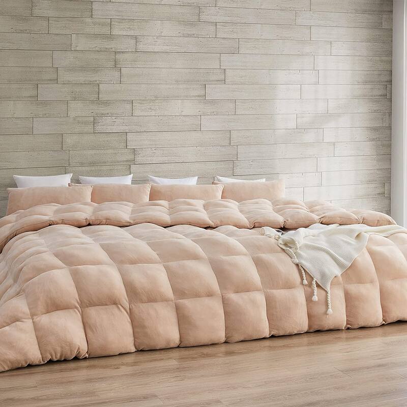 Boi He Thick® - Coma Inducer® Oversized Comforter Set - Almond Taupe - Alaskan King
