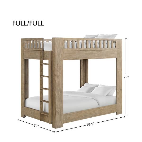 dimension image slide 0 of 2, Bello Pine Full/Full Bunk Bed