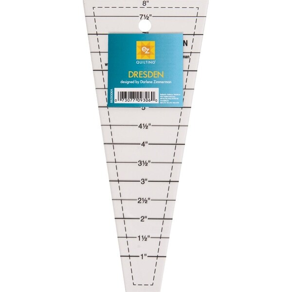 Wrights 306 Ez Quilting Dresden Acrylic Tool 1 To 8 Inch Overstock Wrights 306 Ez Quilting Dresden Acrylic Tool 1 To 8 Inch Overstock