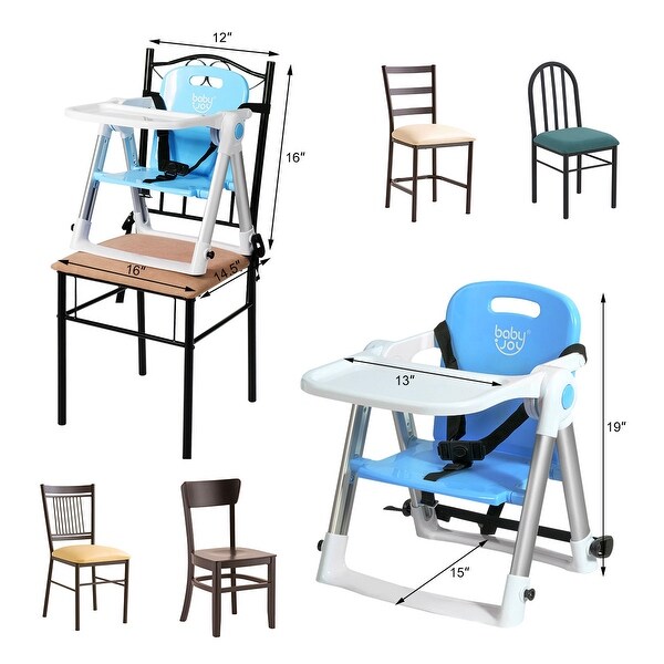 folding booster high chair