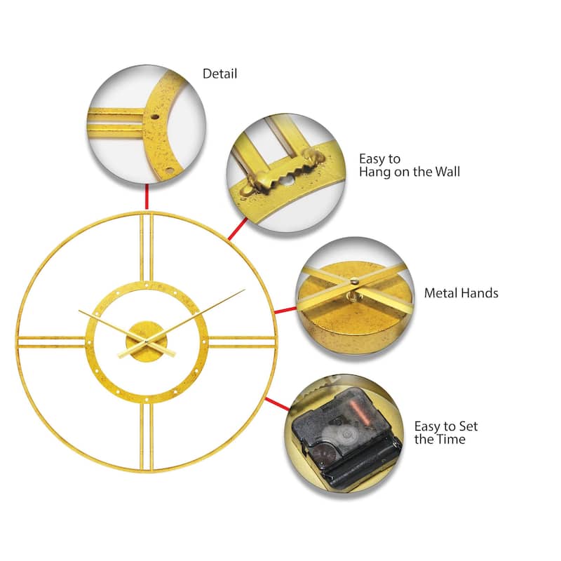 Astro Wall Clock - 24 x 1.5 x 24
