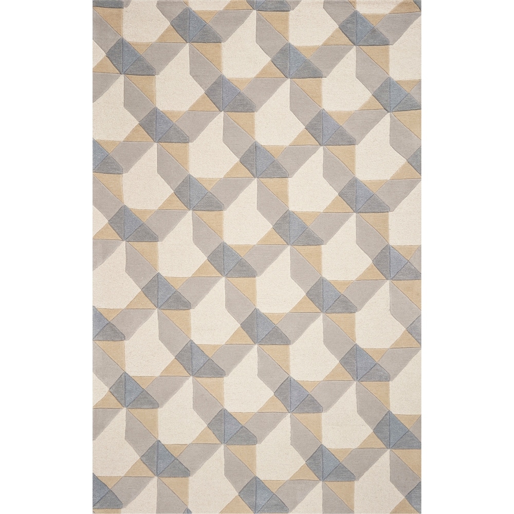 Carson Carrington Hand-woven Wool Muted Mid-century Area Rug