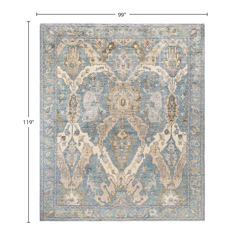 Serapi One-of-a-Kind Hand-Knotted Area Rug - Gray - 8' 3" x 9' 11"