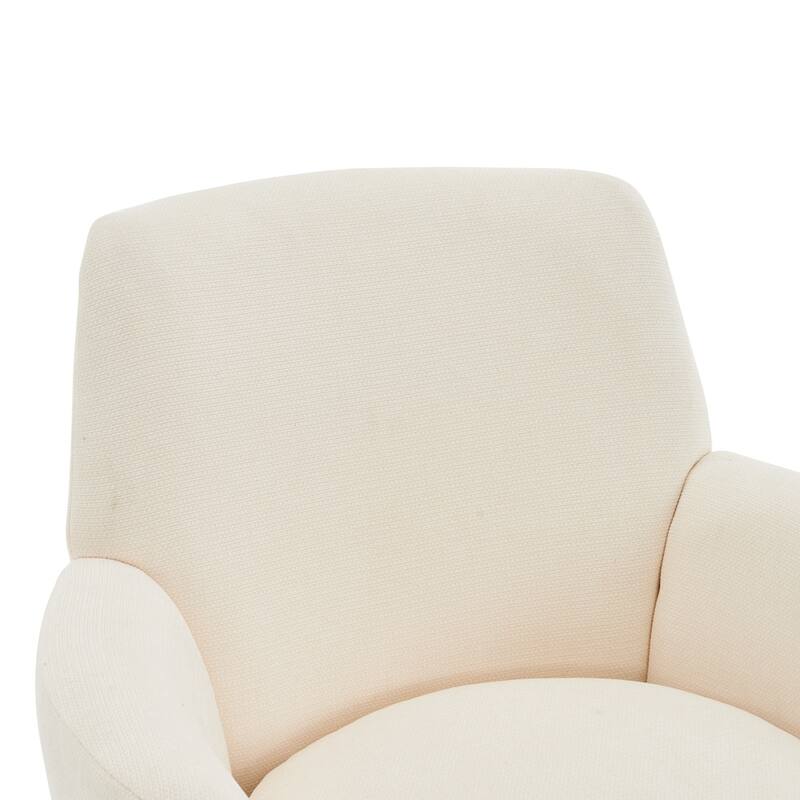 Polyester Swivel Barrel Chair