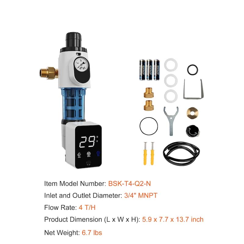Spin Down Filter for Whole House Water Filtration Systems