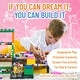 preview thumbnail 5 of 4, Strictly Briks Classic Bricks Kit, White, 96 Pieces, Compatible with Major Brick Brands