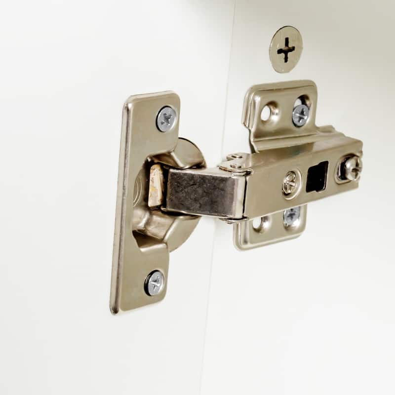 Anmytek Black Modern Storage Organizer with Shelves and Drawers for Livingroom