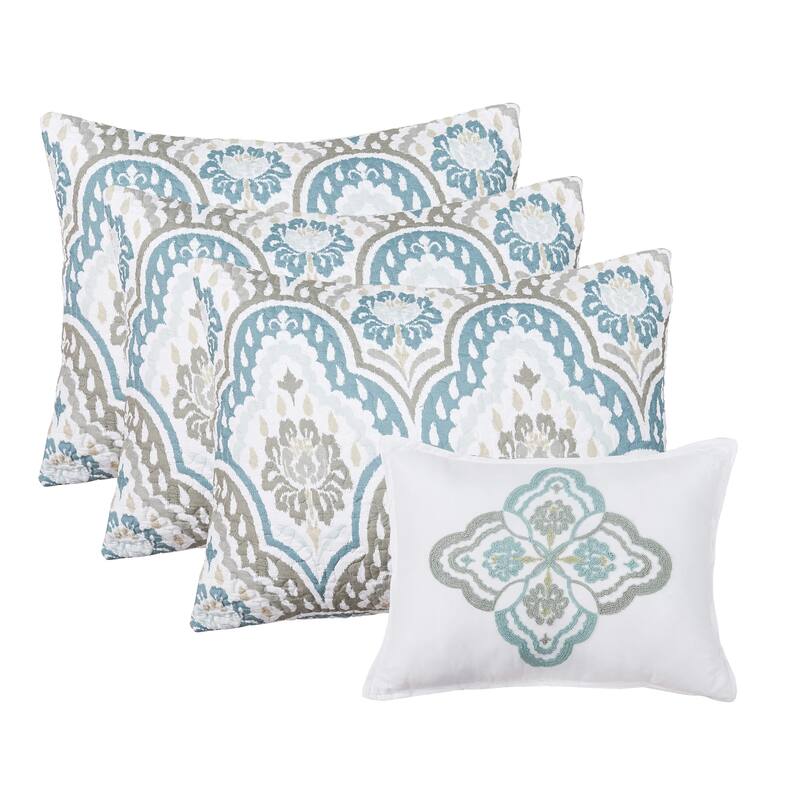 Serenta 6 Piece Cotton Blend Daybed Bedspread Coverlet Set - 75" x 39"