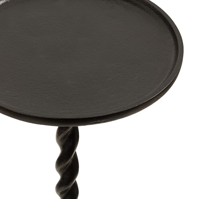 Kate and Laurel Ropa Metal Pedestal Table and Plant Stand