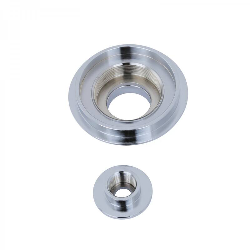 High Tank Toilet Parts Chrome Polished Solid Brass Replacement Toilet Parts Renovators Supply - Silver