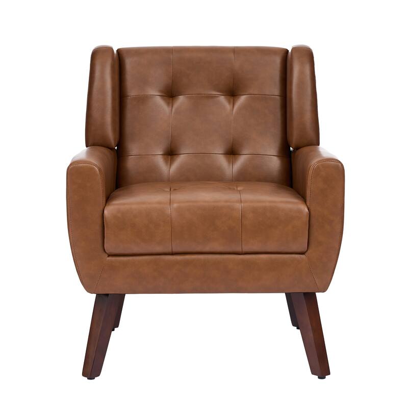Set of 2 Tufted Upholstered Accent Armchair
