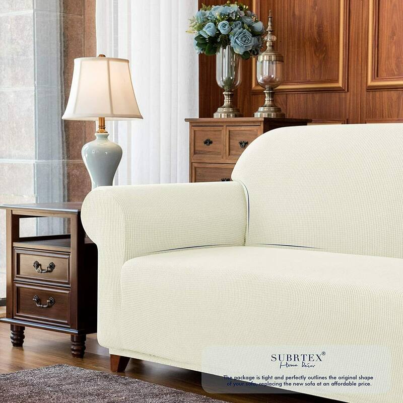 Subrtex Stretch Armchair Slipcover 1 Piece Spandex Furniture Protector