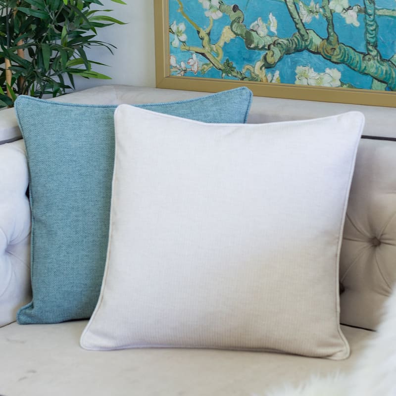 Mimi Chenille 20" Square Decorative Throw Pillow 2PK