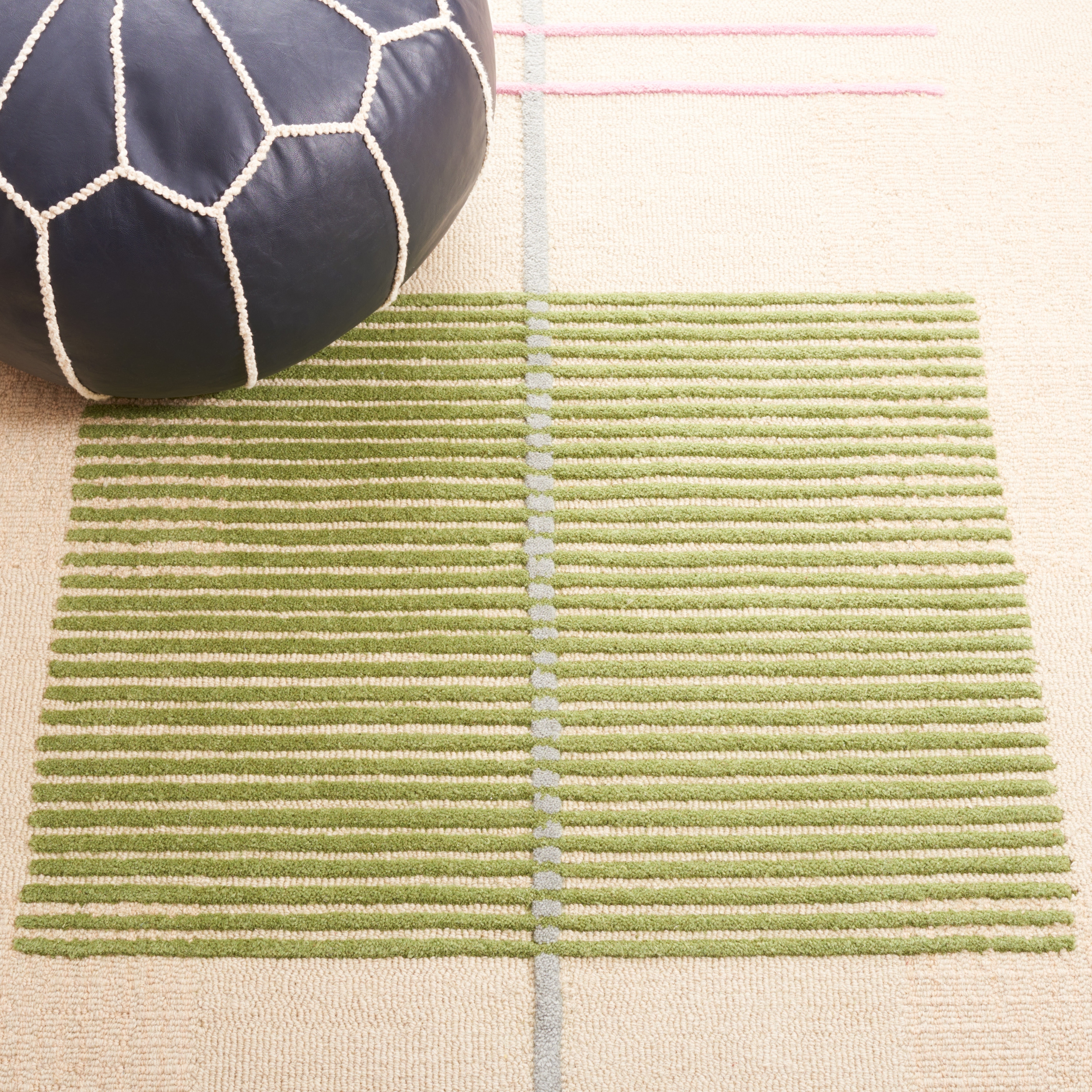 SAFAVIEH Handmade Genre Hans Mid-Century Modern Wool Rug