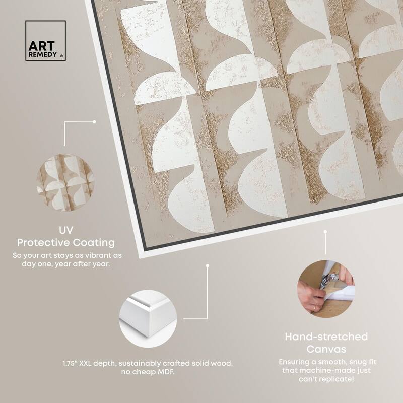 Columnar Shapes I Canvas by Art Remedy