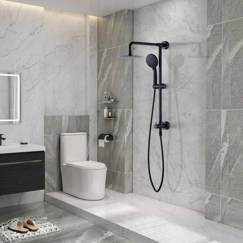 WOWOW Single Handle 7 Spray Patterns Shower Faucet Systerm