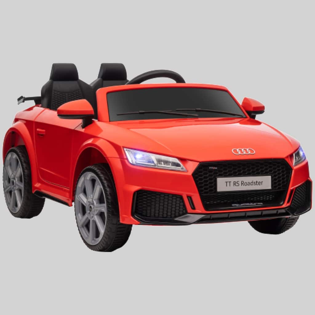 Audi TT RS Licensed 6V Electric Ride-On Car for Kids with Remote, Suspension, Horn, Lights & Music