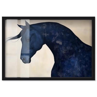 Blue Horse I Shadowbox by Art Remedy