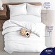 preview thumbnail 12 of 53, 100% Cotton Sateen Weave Solid Duvet Cover Set - Includes 1 Duvet Cover & 2 Pillow Sham Set