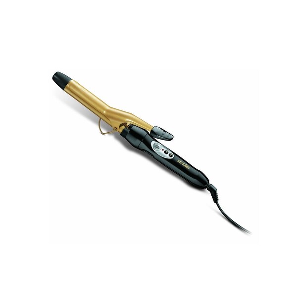 Andis 37665 1-Inch Soft-Touch Curling Iron Gold/Black