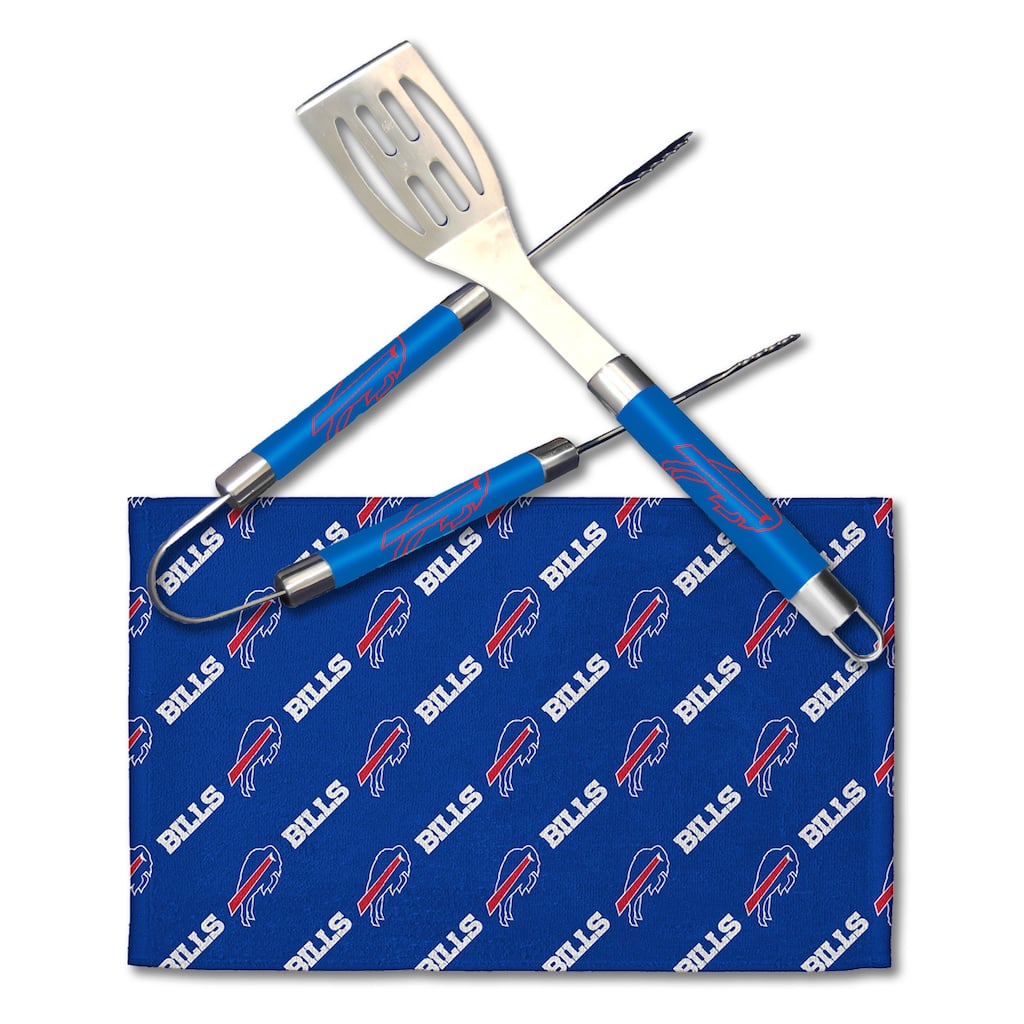 NFL Buffalo Bills 3 Piece BBQ Utensil Set - N/A