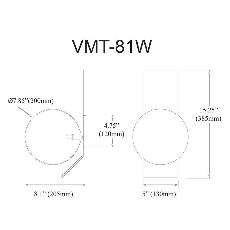 Modern Wall Sconce Lighting - Chrome Finish, Clear Glass Shade, 1 Light, Bedroom, Hallway Decor - 9
