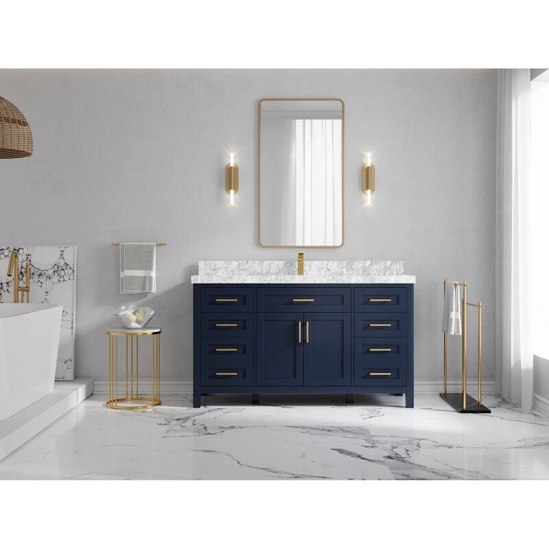 Willow Collections 60 in. W x 22 in. D Cambridge Single Sink Bathroom Vanity with Countertop