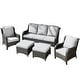 preview thumbnail 19 of 41, Ovios Rattan Wicker 5-piece Patio Furniture Set