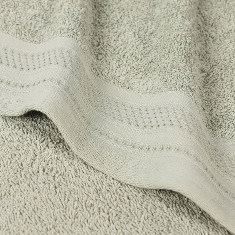 Superior Honeycomb Textured Border Cotton Medium Weight 12 Piece Towel Set