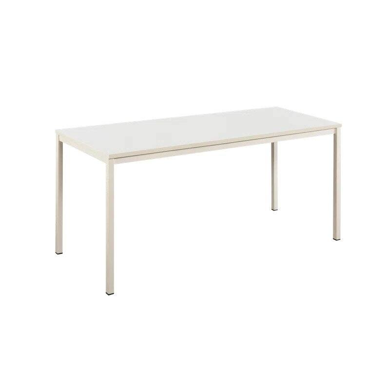 63 Inch White Frame Desk / Computer Workstation / Office Desk / Dining