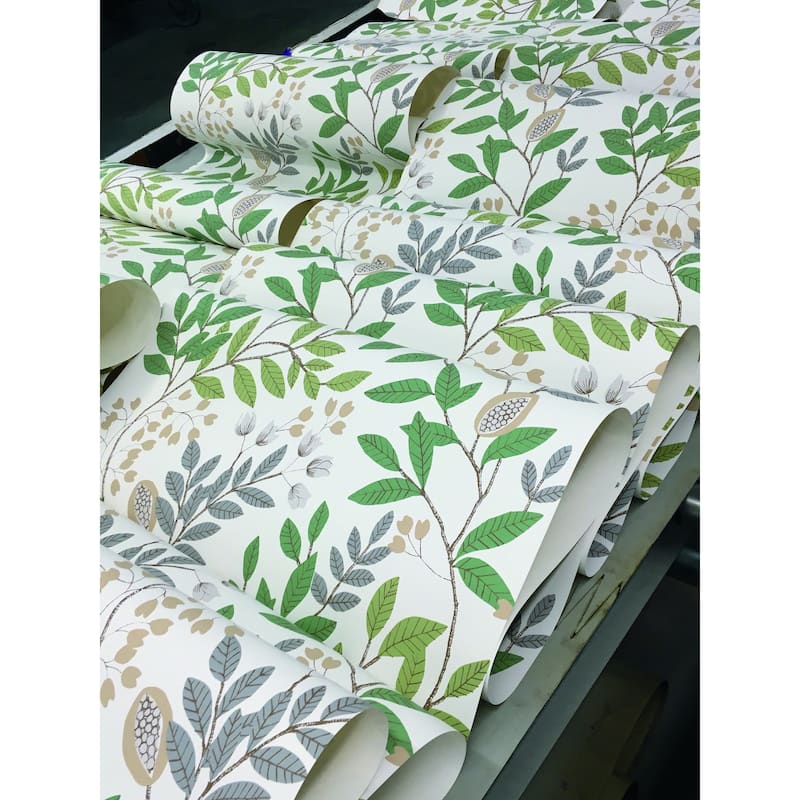 Montmorency Vinyl Eden Retreat Wallpaper 27 in x 27 ft = 60.75 sq ft