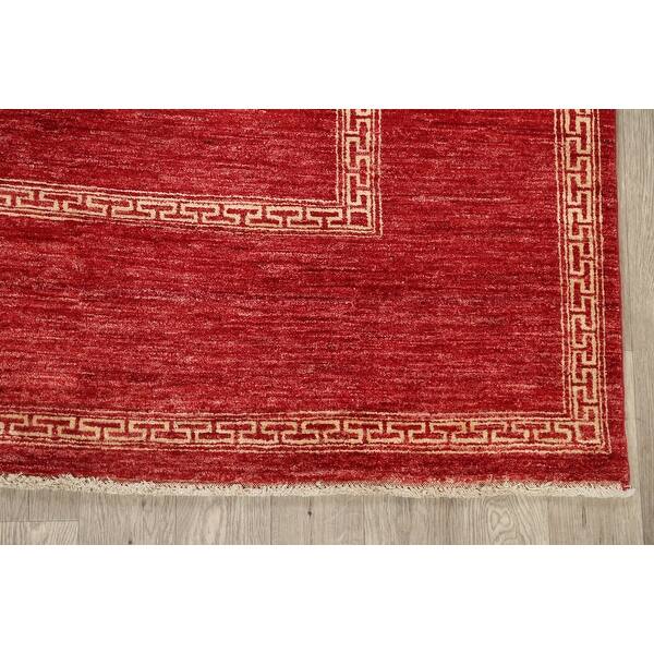 dimension image slide 1 of 3, Modern Gabbeh Kashkoli Area Rug Wool Handmade Oriental Carpet - 5'6" x 8'2"