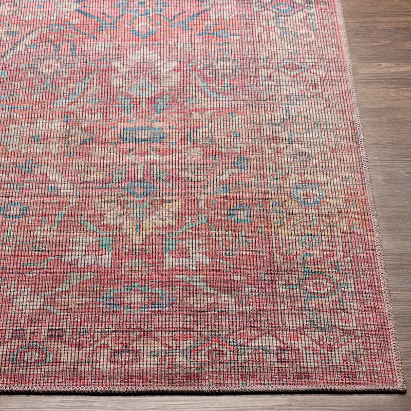 Artistic Weavers Anais Vintage Floral Printed Machine Washable Area Rug