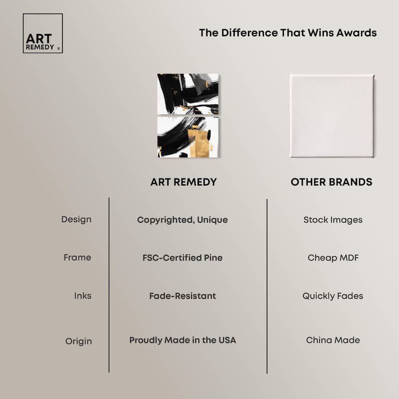 Refined Simplicity Canvas Set of 2 by Art Remedy, Gallery Wrapped