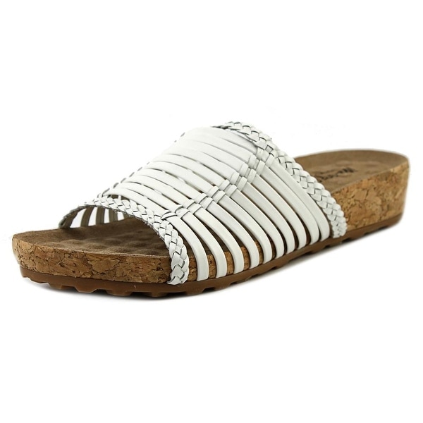 Walking Cradles Piece Women Open Toe Leather Slides Sandal