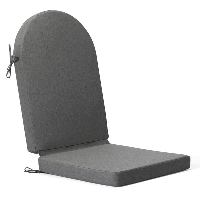 Laguna All Weather Poly Outdoor Adirondack Chair Seat And Back Cushion (Cushions Only)