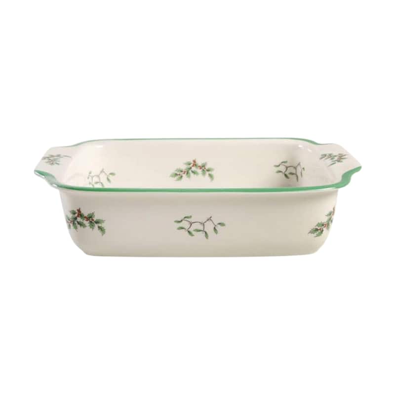 Spode Christmas Tree Rectangular Handled Dish