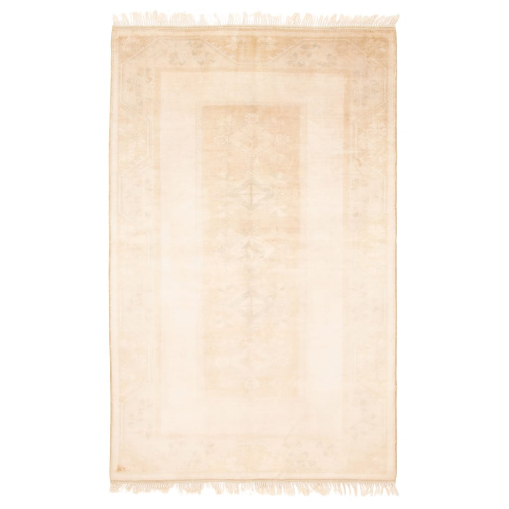 ECARPETGALLERY Hand-knotted Color Transition Beige, Tan Wool Rug - 5'2 x 8'2
