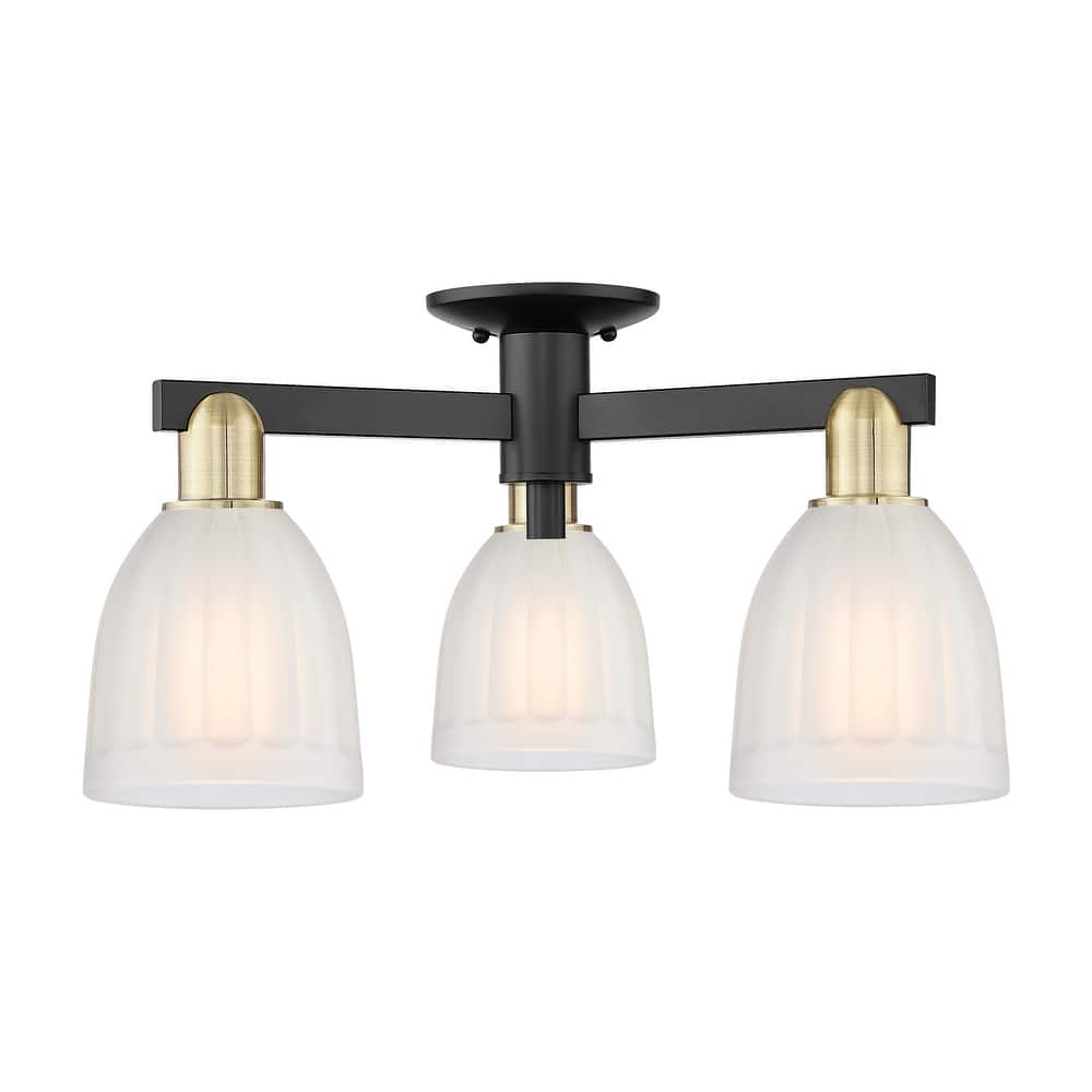 Innovations Lighting Endless Possibilities Arcadia - Brookfield - 3 Light 23" Semi-Flush Mount