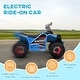 preview thumbnail 4 of 7, Blue 6V Kids ATV, Four-Wheeler with Forward/Backward, Ages 18-36 Months
