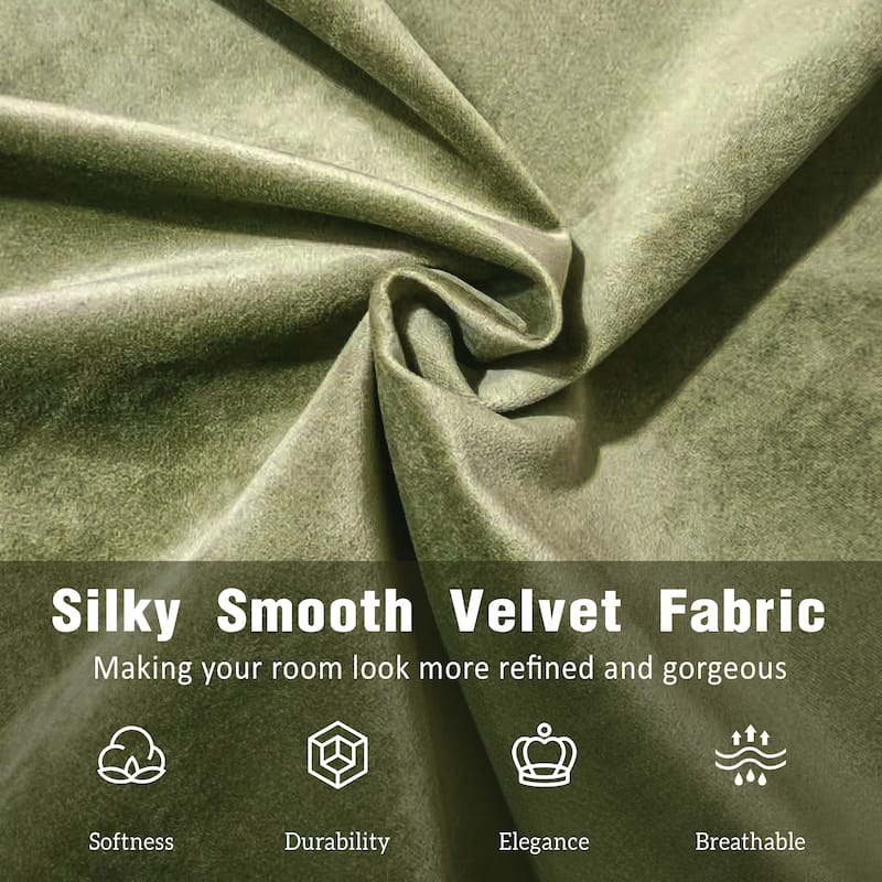 King Size Velvet Bed Frameswith Curved Tufted Headboard