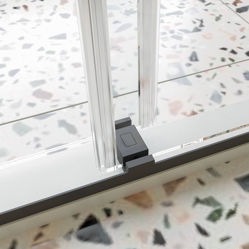 68"-72" x 76" Frameless Double Sliding Shower Door
