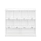 preview thumbnail 8 of 28, GDFStudio - Oxon Modern 10-Shelf Bookcase with Cubby Storage