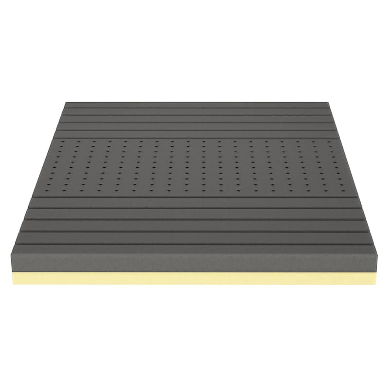 Moasis 3 Inch/4 Inch Memory Foam Cooling Gel Mattress Topper With Removable & Washable Cover