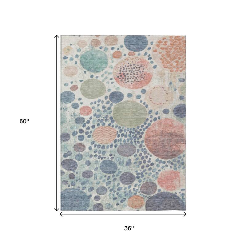 HomeRoots Geometric Transitional Rectangle Outdoor Rug