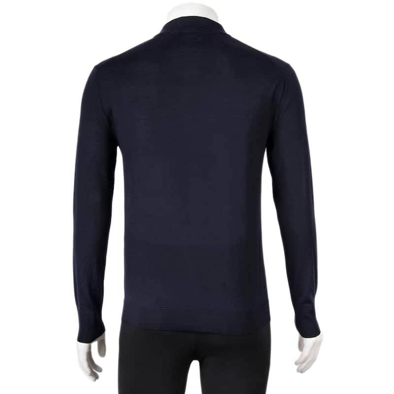 Gucci Men's Fine Wool Knit Polo Top